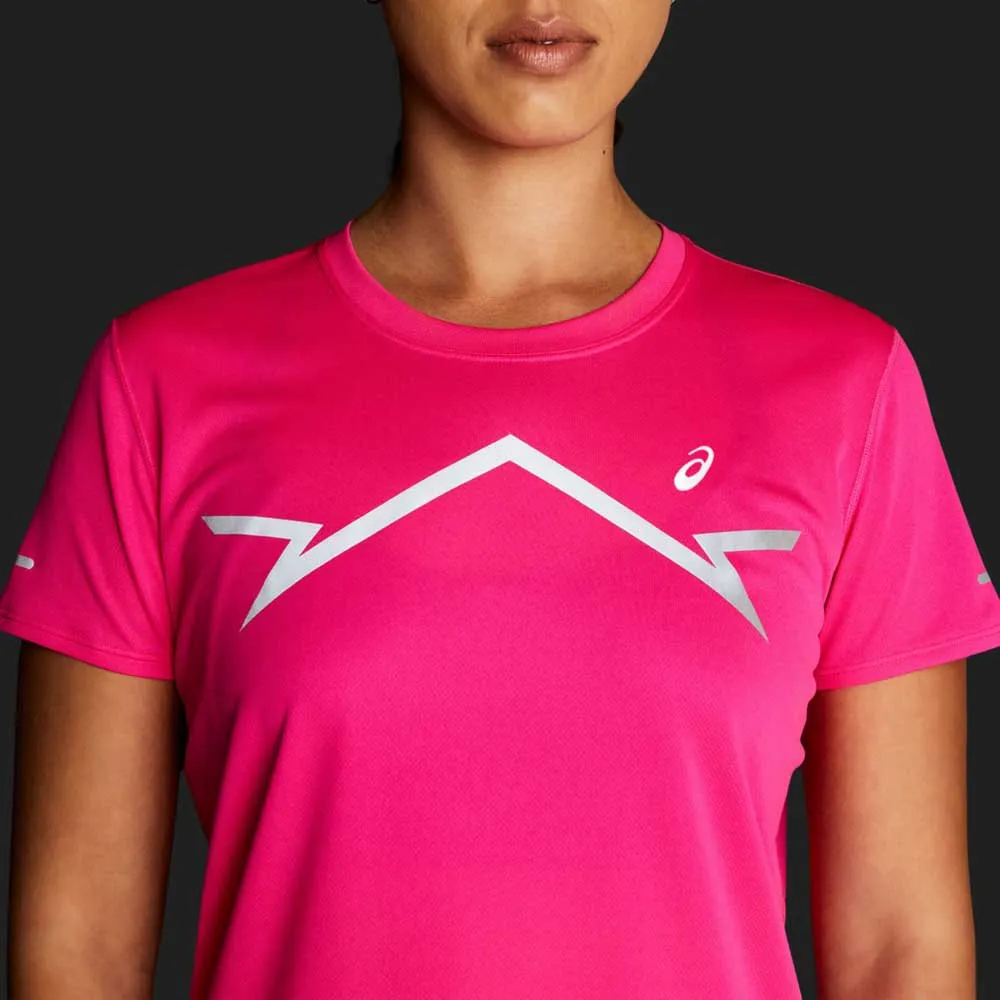 Asics Lite-show T-shirt Med Korta ärmar female, Pink glo Asics Lite-show T-shirt Med Korta ärmar female, Pink glo