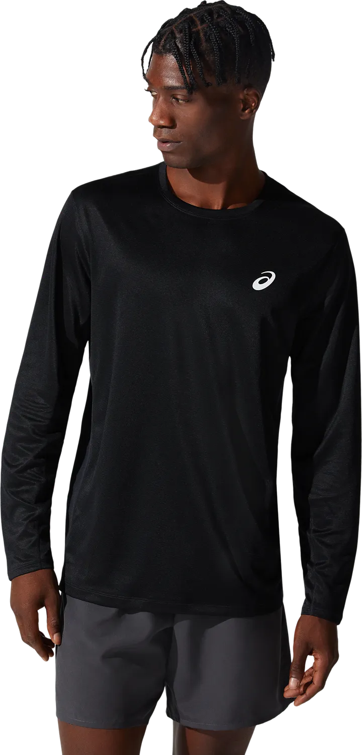 Asics Men's Core Long Sleeve Top, Performance Black Asics Men's Core Long Sleeve Top, Performance Black