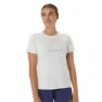 Asics Nagino Graphic Run T-shirt Med Korta ärmar female, Cream