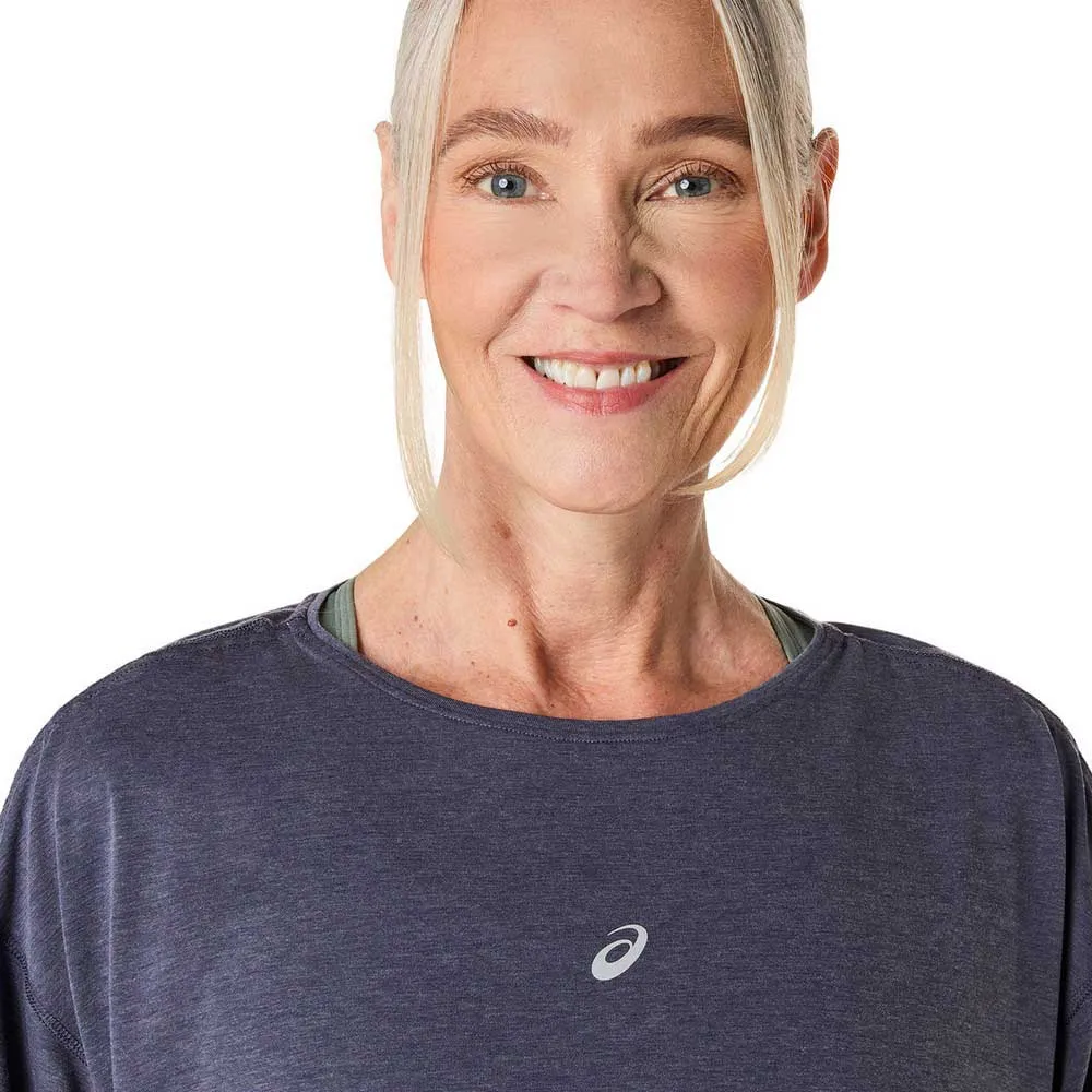 Asics Nagino Run Adjustable T-shirt Med Korta ärmar female