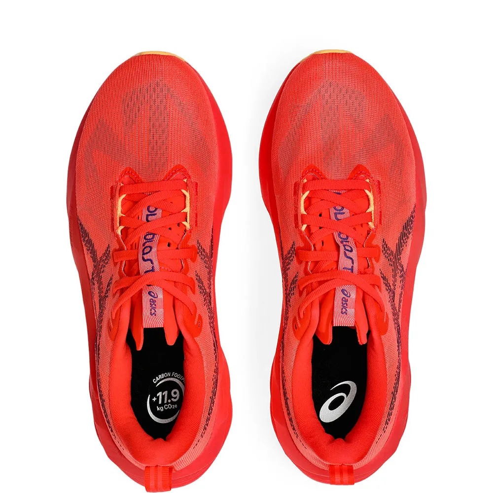 Asics Novablast 5 Löparskor Refurbished male, Flash red / edo purple Asics Novablast 5 Löparskor Refurbished male, Flash red / edo purple