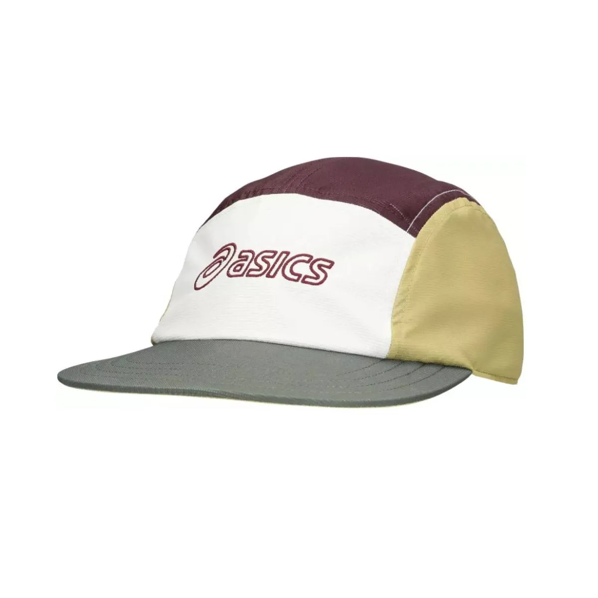 Asics Panel 5 Unisex Cap, Yellow brown Asics Panel 5 Unisex Cap, Yellow brown