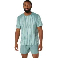 Asics Road All Over Print T-shirt Med Korta ärmar male
