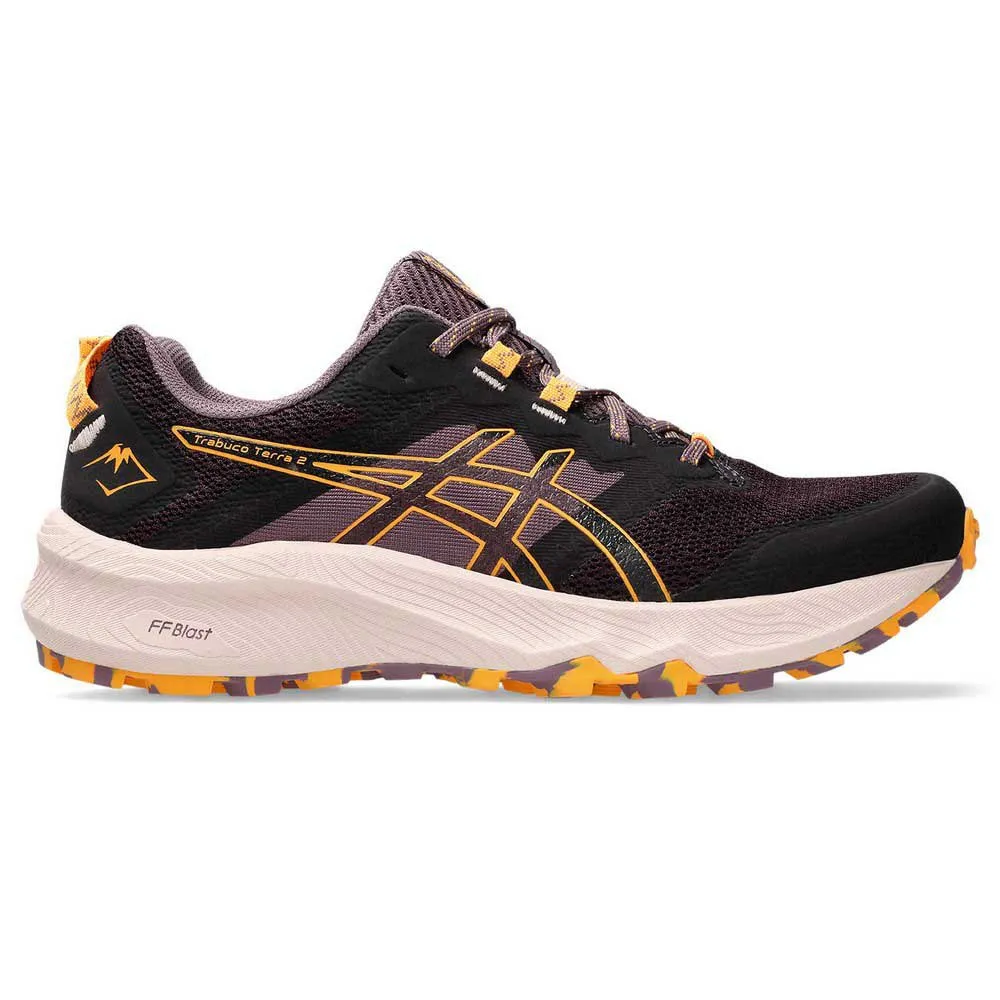 Asics Trabuco Terra 2 Trailskor Refurbished female, Dark aubergine / stadium orange Asics Trabuco Terra 2 Trailskor Refurbished female, Dark aubergine / stadium orange