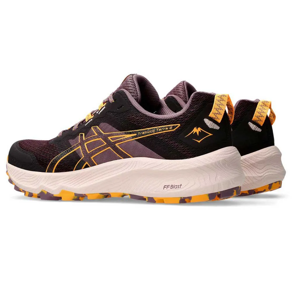 Asics Trabuco Terra 2 Trailskor Refurbished female, Dark aubergine / stadium orange Asics Trabuco Terra 2 Trailskor Refurbished female, Dark aubergine / stadium orange