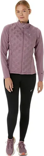 Asics Women's Road Winter Jacket, Dusty Mauve