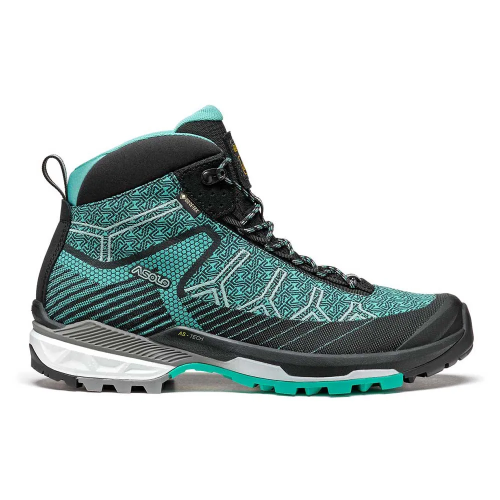 Asolo Falcon Evo Jaquard Gv Ml Vandringskängor, Black / aqua green Asolo Falcon Evo Jaquard Gv Ml Vandringskängor, Black / aqua green