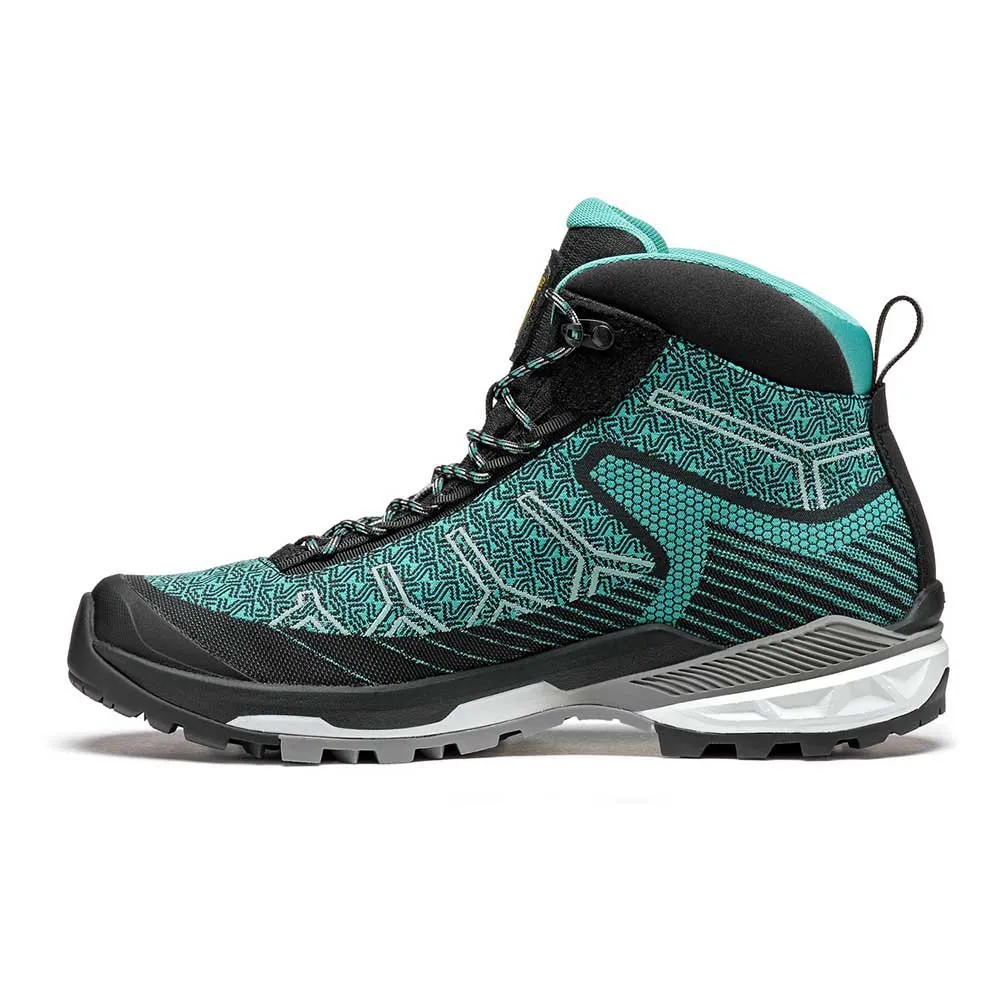 Asolo Falcon Evo Jaquard Gv Ml Vandringskängor, Black / aqua green Asolo Falcon Evo Jaquard Gv Ml Vandringskängor, Black / aqua green