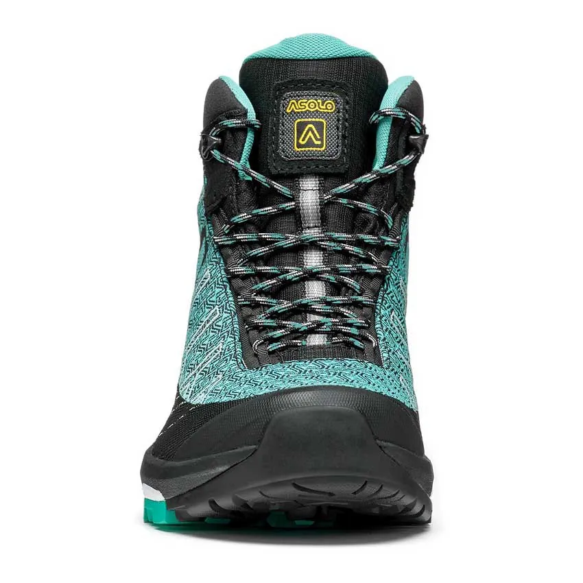 Asolo Falcon Evo Jaquard Gv Ml Vandringskängor, Black / aqua green Asolo Falcon Evo Jaquard Gv Ml Vandringskängor, Black / aqua green