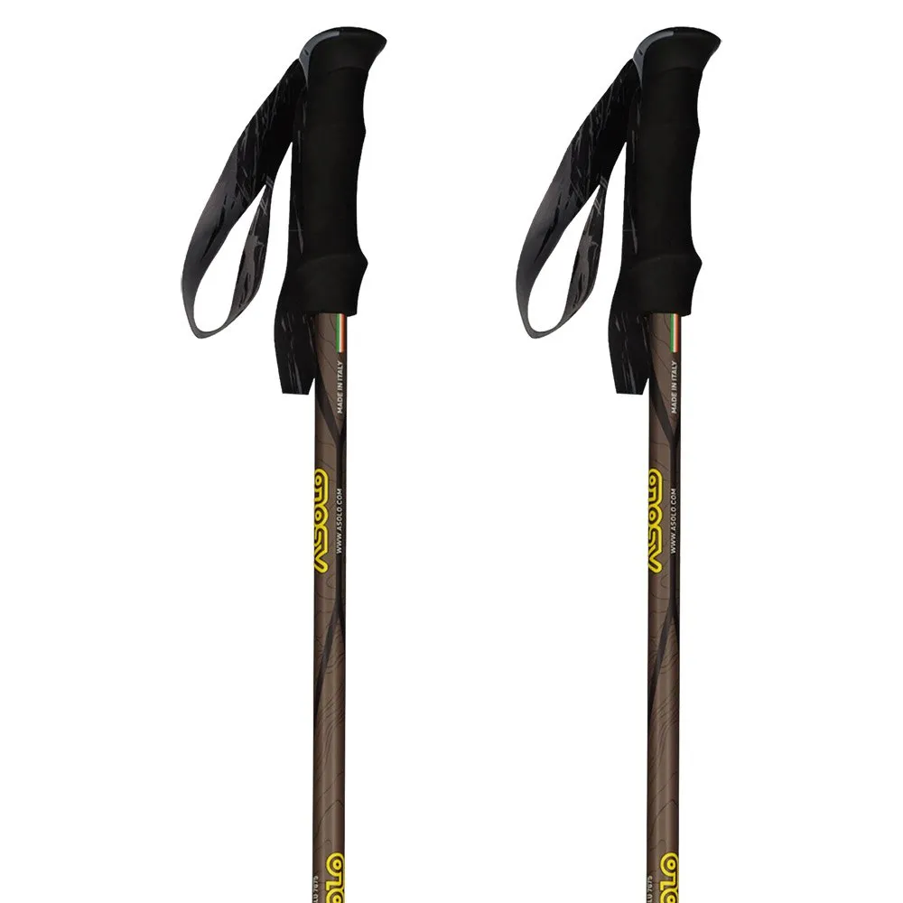 Asolo Glacier Stavar, Black, 64-135cm