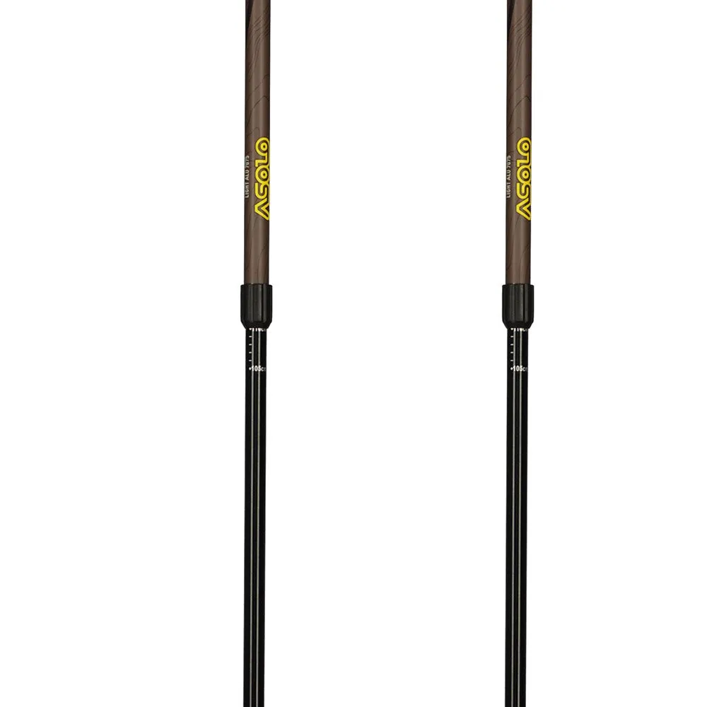Asolo Glacier Stavar, Black, 64-135cm