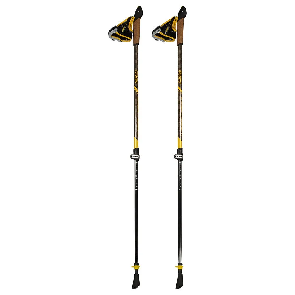 Asolo Instructor Carbon 2 Dlx Stavar, Yellow / grey / black, 70-130cm