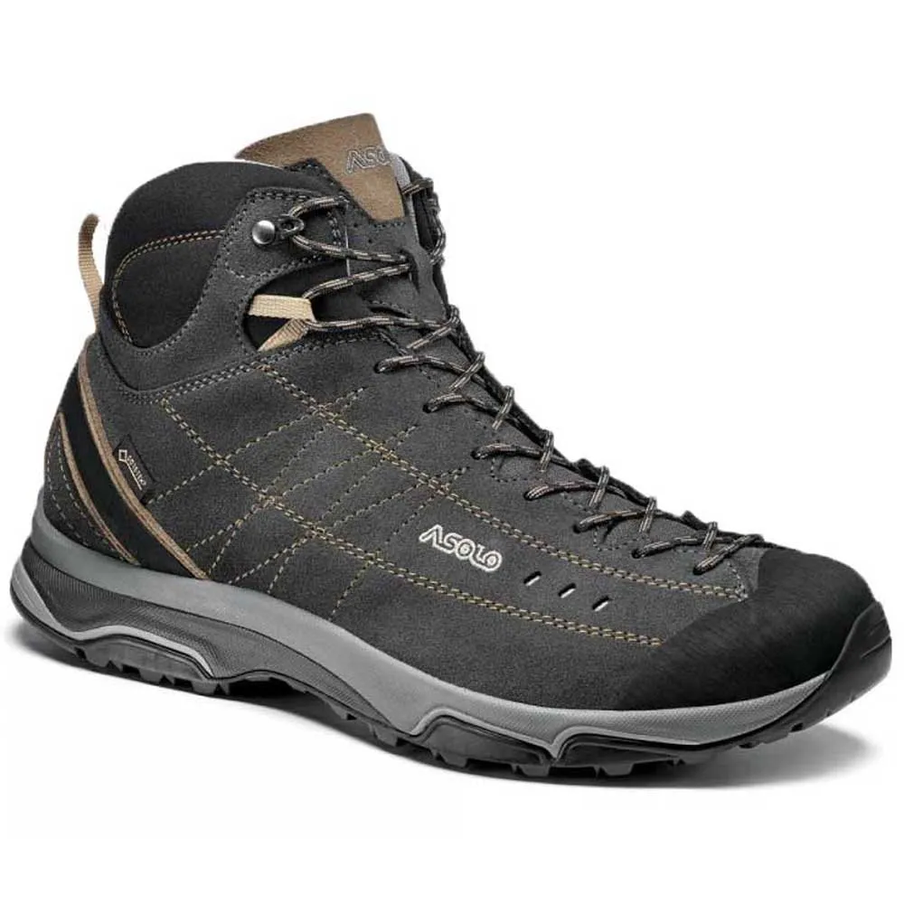 Asolo Nucleon Mid Goretex Vandringskängor, Graphite / brown Asolo Nucleon Mid Goretex Vandringskängor, Graphite / brown