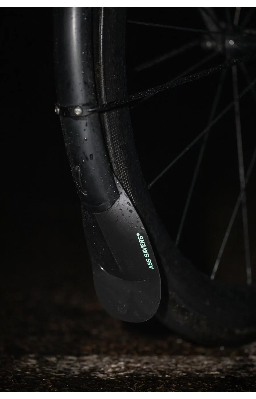 Ass Savers ToeTector Regular Framskärm, Svart