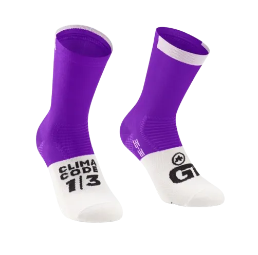 ASSOS GT C2 Cykelstrumpor, Ultra Violet, Vit/Lila ASSOS GT C2 Cykelstrumpor, Ultra Violet, Vit/Lila