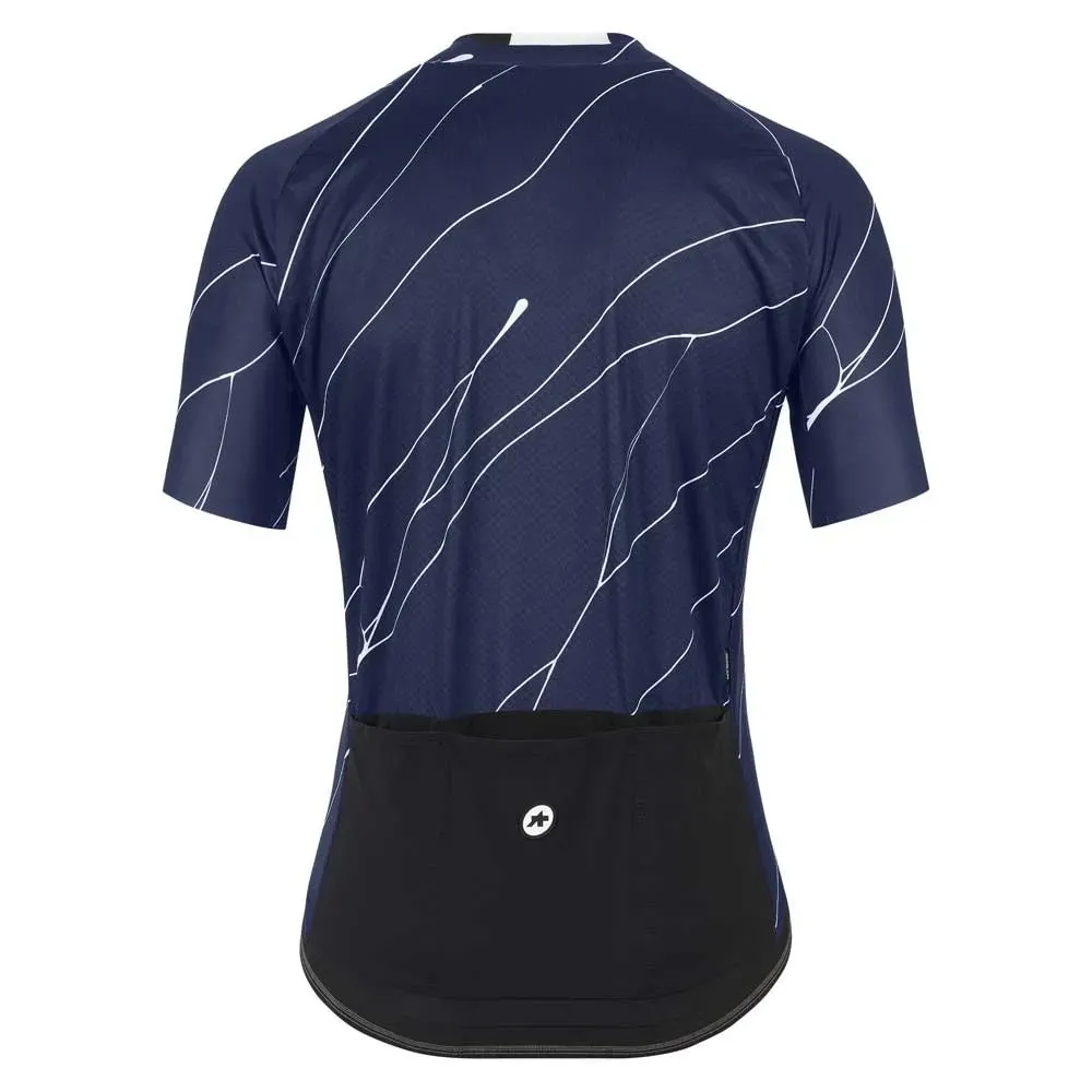 ASSOS Mille Gt C2 Evo Ultra Blood Korta ärmar Cykeltröja, Genesi blue, S