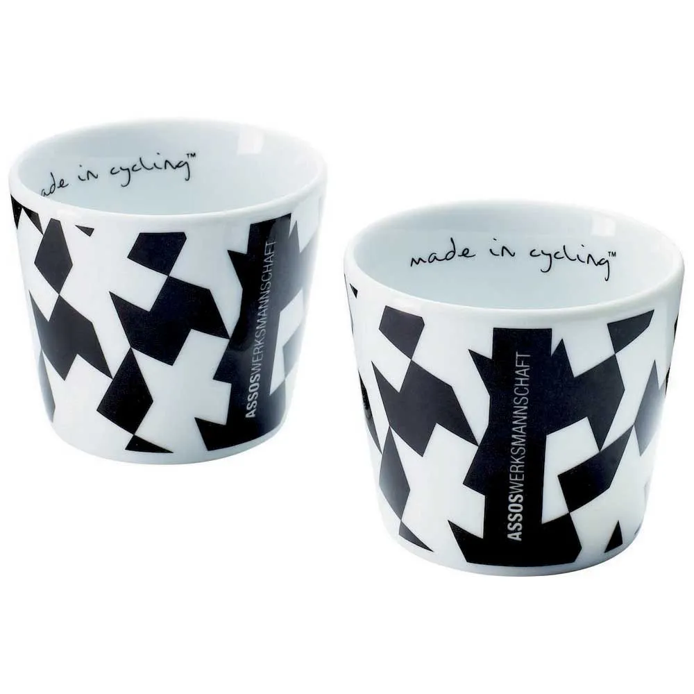 ASSOS Monogram Mugg 2 Enheter, White, One Size ASSOS Monogram Mugg 2 Enheter, White, One Size
