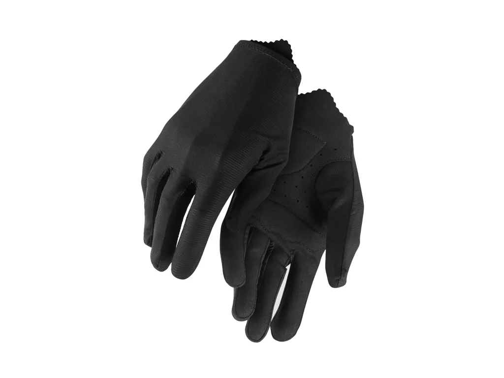 ASSOS RS Aero FF cykelhandskar långa fingrar, Svart ASSOS RS Aero FF cykelhandskar långa fingrar, Svart