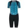 ASSOS Triator Speed Kortärmad Triathlondräkt female, Adamant blue