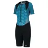 ASSOS Triator Speed Kortärmad Triathlondräkt female, Adamant blue