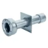 Astral 00327 Inox Aisi304 L240mm Väggrör Med 1 1/2 Invändig Gänga I Båda ändar unisex, Grey, 240mm