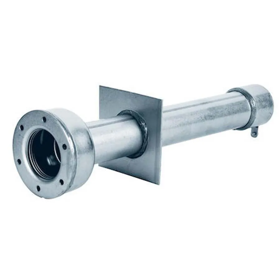 Astral 00327 Inox Aisi304 L240mm Väggrör Med 1 1/2 Invändig Gänga I Båda ändar unisex, Grey, 240mm