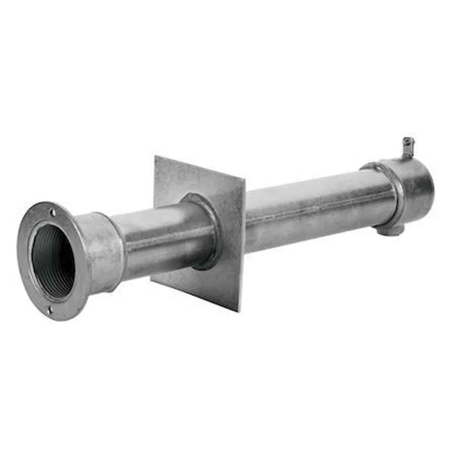 Astral 00327 Inox Aisi304 L240mm Väggrör Med 1 1/2 Invändig Gänga I Båda ändar unisex, Grey, 240mm
