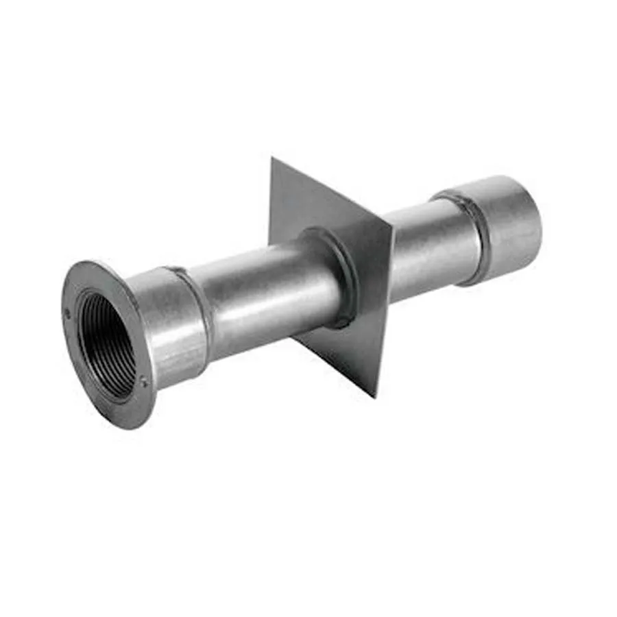 Astral 00327 Inox Aisi304 L240mm Väggrör Med 1 1/2 Invändig Gänga I Båda ändar unisex, Grey, 240mm