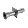 Astral 00327 Inox Aisi304 L240mm Väggrör Med 1 1/2 Invändig Gänga I Båda ändar unisex, Grey, 240mm