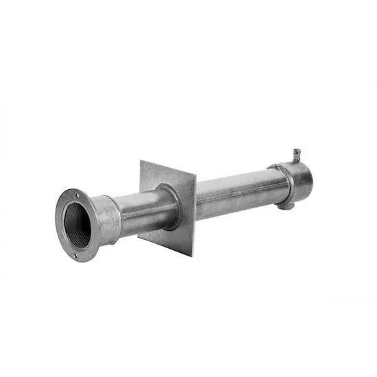 Astral 00328 Inox Aixi304 L340mm Väggledning Med 1 1/2 Innergänga I Båda ändar unisex, Grey, 340mm