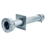 Astral 00328 Inox Aixi304 L340mm Väggledning Med 1 1/2 Innergänga I Båda ändar unisex, Grey, 340mm