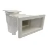 Astral 11305 Skimmer Standard Långt Munstycke Fyrkantigt Lock 17l unisex, White, One Size