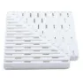 Astral 22380 90º H22mm L250mm L1_245mm Hörnplattor I Plast För överflödesränna unisex, White, One Size