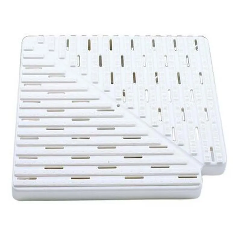 Astral 22383 90º H35mm L200mm L1_195mm Hörnplattor I Plast För överflödesränna unisex, White, One Size