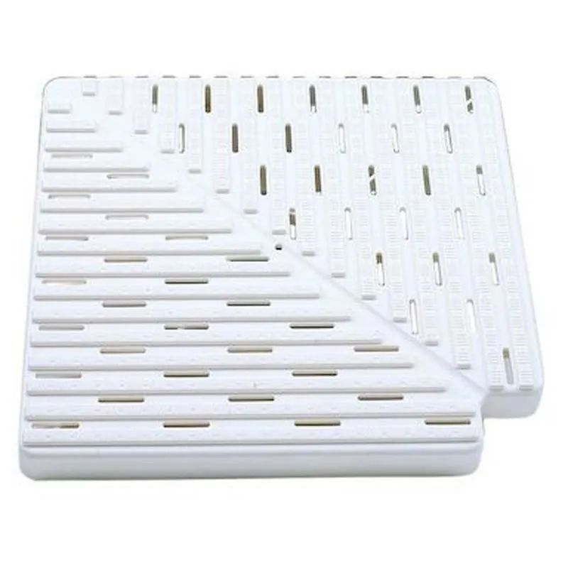 Astral 22385 90º H35mm L300mm L1_295mm Hörnplattor I Plast För överflödesränna unisex, White, One Size