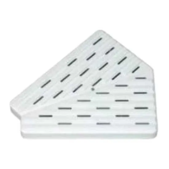 Astral 22388 45º H22mm L250mm L1_245mm Hörnplattor I Plast För överflödesränna unisex, White, One Size