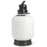 Astral 33814 Millennium Ø380 5500l/h Top Mount Valve 1 1/2´´ Blåst Sandfilter unisex, White / black, One Size