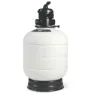 Astral 33817 Millennium Ø560 12000l/h Top Mount Valve 1 1/2´´ Blåst Sandfilter unisex, White / black, One Size