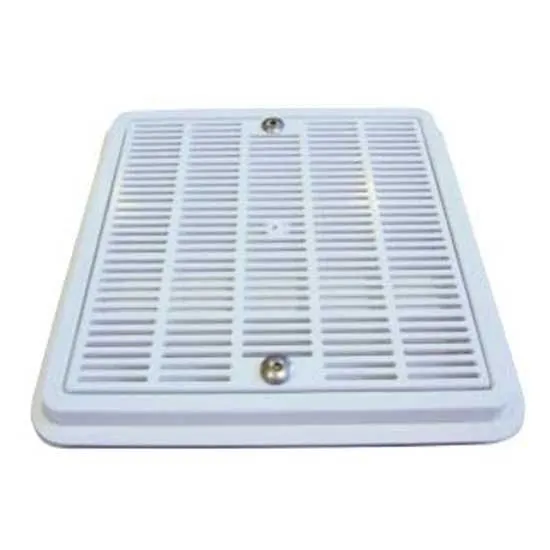 Astral 34331 Dräneringsgaller I Plast 252x252mm unisex, White, One Size