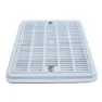 Astral 34331 Dräneringsgaller I Plast 252x252mm unisex, White, One Size
