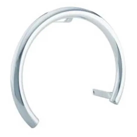 Astral 37214 Halvrunt Handtag I Polerat Aisi-316 unisex, Chromed, One Size