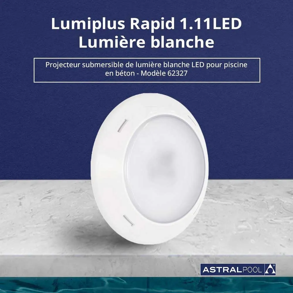 Astral 62327 Lumiplus Essential Rapic White For Concrete Pool Projektor unisex, White, One Size