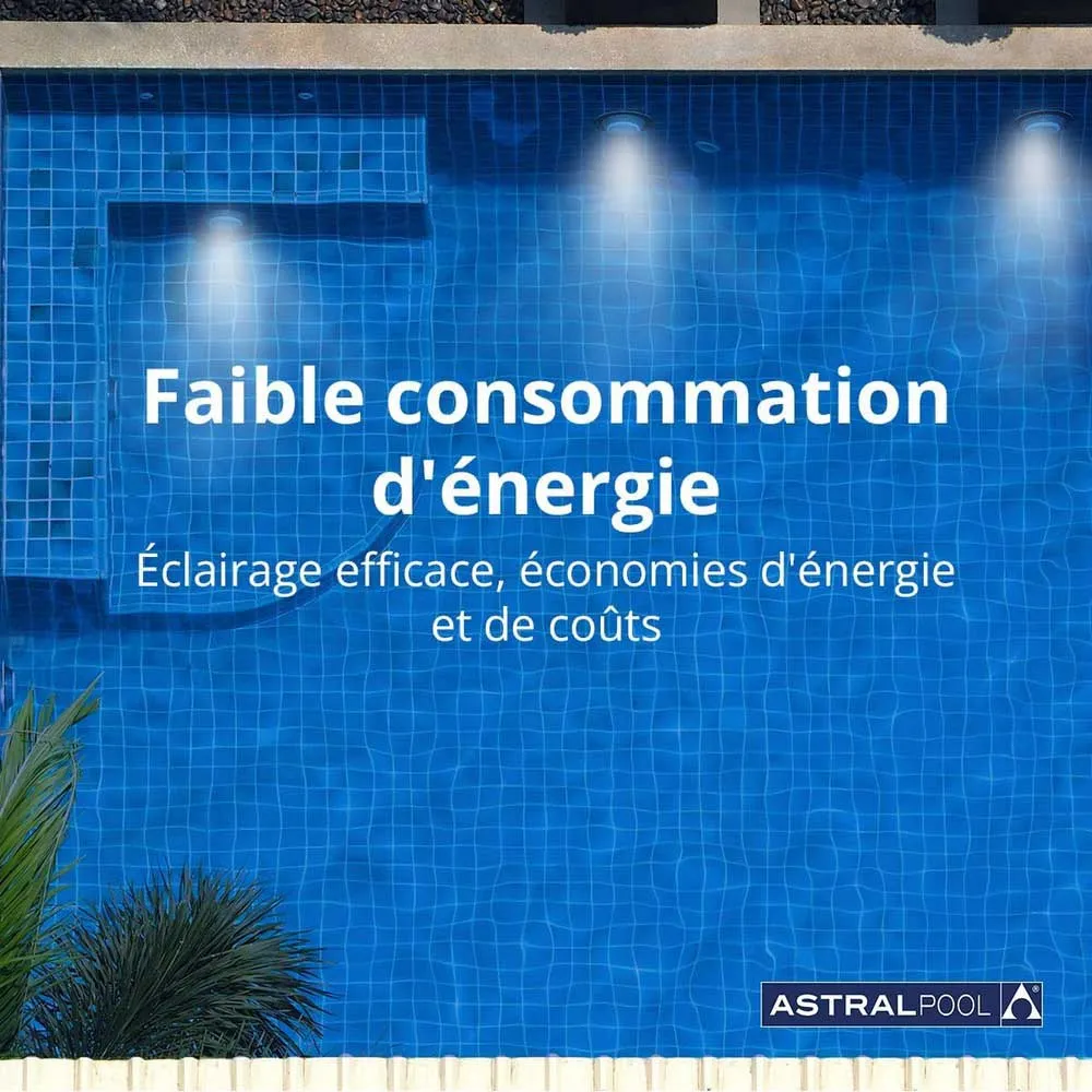 Astral 62327 Lumiplus Essential Rapic White For Concrete Pool Projektor unisex, White, One Size