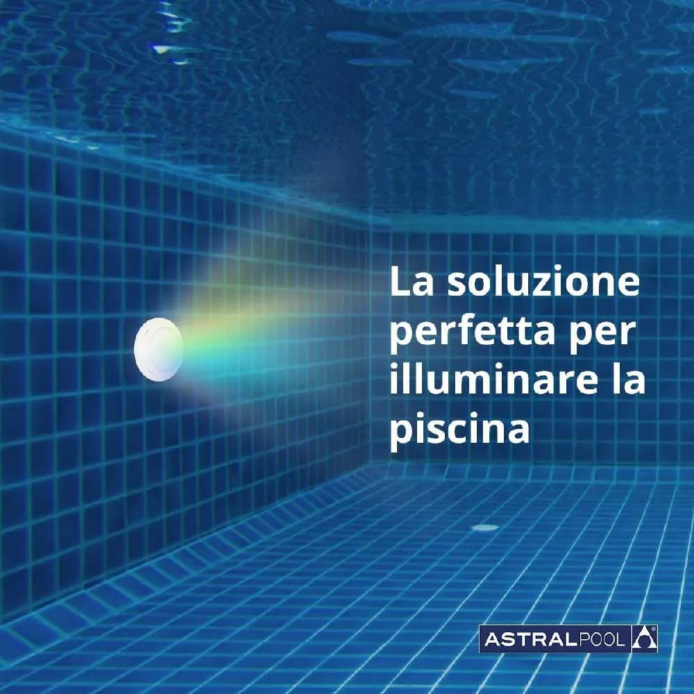 Astral 64561 Lumiplus Essential Rapid Rgb Rc1100 For Concrete Pool Projektor unisex, White, One Size