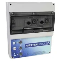 Astral 70423 Typ C + Typ D-styrenhet Med överbelastningsskydd För 2 Pumpar Och Styrning För 2 Undervattensbelysningar unisex