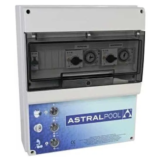 Astral 70423 Typ C + Typ D-styrenhet Med överbelastningsskydd För 2 Pumpar Och Styrning För 2 Undervattensbelysningar unisex, White / black, One Size, EU Plug 220V Astral 70423 Typ C + Typ D-styrenhet Med överbelastningsskydd För 2 Pumpar Och Styrning För 2 Undervattensbelysningar unisex, White / black, One Size, EU Plug 220V