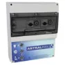 Astral 70423 Typ C + Typ D-styrenhet Med överbelastningsskydd För 2 Pumpar Och Styrning För 2 Undervattensbelysningar unisex, White / black, One Size, EU Plug 220V