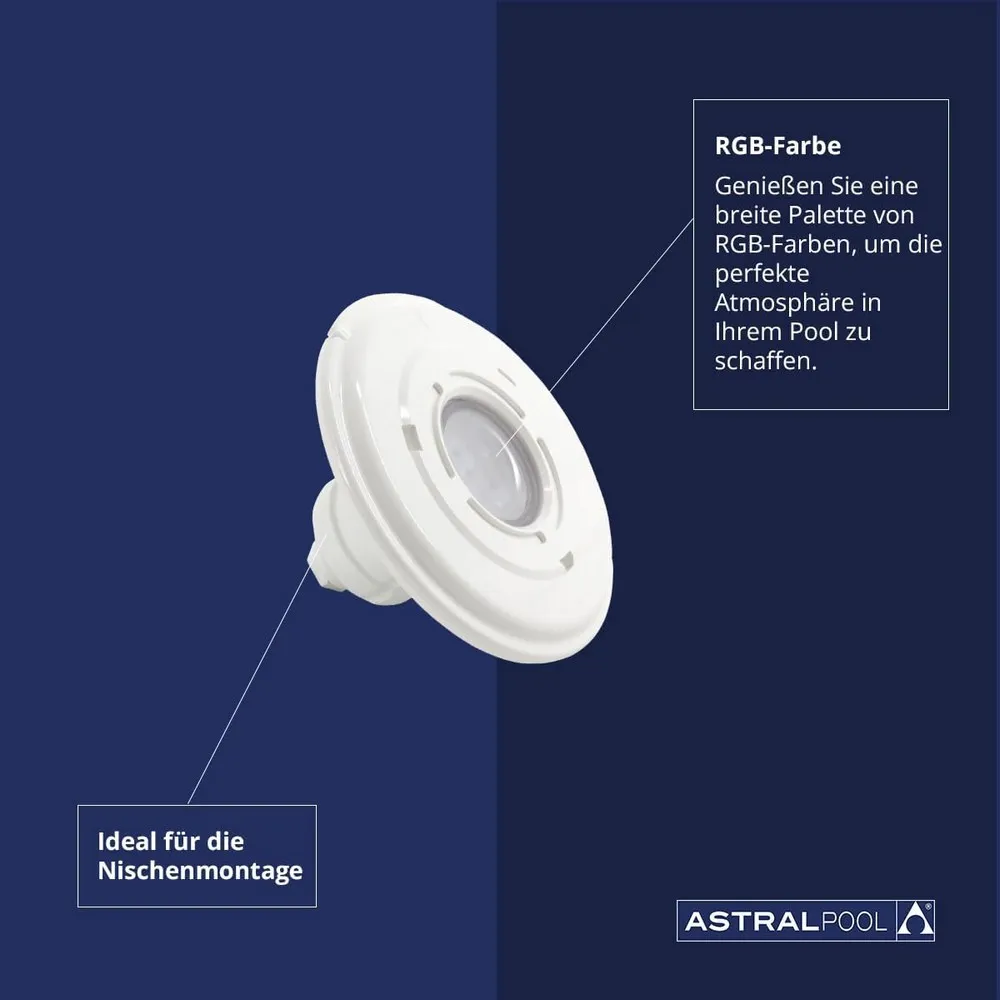 Astral 76682 Essential Mini Rgb For Niche Mounted Projektor unisex, White, One Size Astral 76682 Essential Mini Rgb For Niche Mounted Projektor unisex, White, One Size