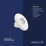 Astral 76682 Essential Mini Rgb For Niche Mounted Projektor unisex, White, One Size