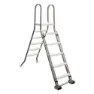 Astral Aisi-Ø43 Säkerhetsstegstecken Med Plattform För Ovan Mark Pooler 2x4 304l 1.35m unisex, Inox, One Size